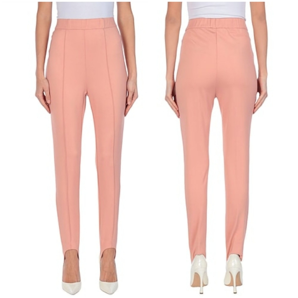 Marni Elastic Waistband Stirrup Pants Sand Pink Tan Size US 6 - Picture 3 of 9
